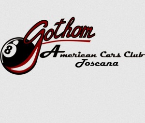 logo Gotham American cars club Toscana
